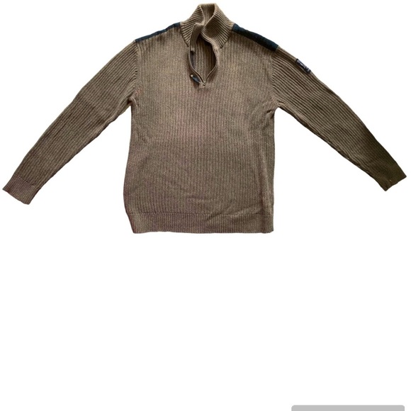 LIKE NEW CKJ Brown Zip Sweater - Picture 8 of 8